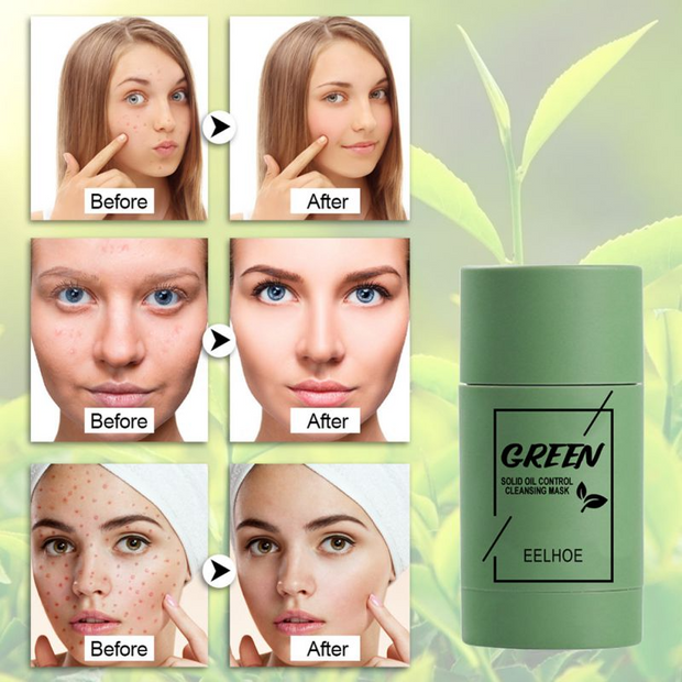Green Tea Cleaning Solid Mask Stick Acne Blackhead Remover