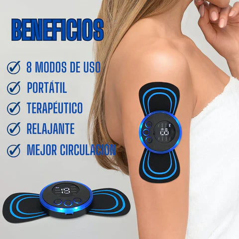 MASAJEADOR PARCHE ADHESIVO RECARGABLE