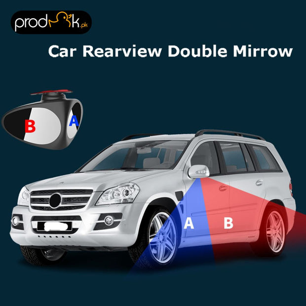 360 Degree Rotatable Side Car Blind Spot Convex Mirror