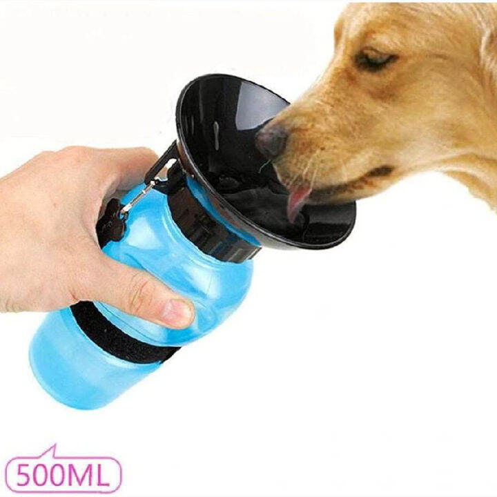 🐶🐱💧 BOTELLA DE AGUA PORTÁTIL PARA MASCOTAs (COLOR AZUL) 🐾🐕
