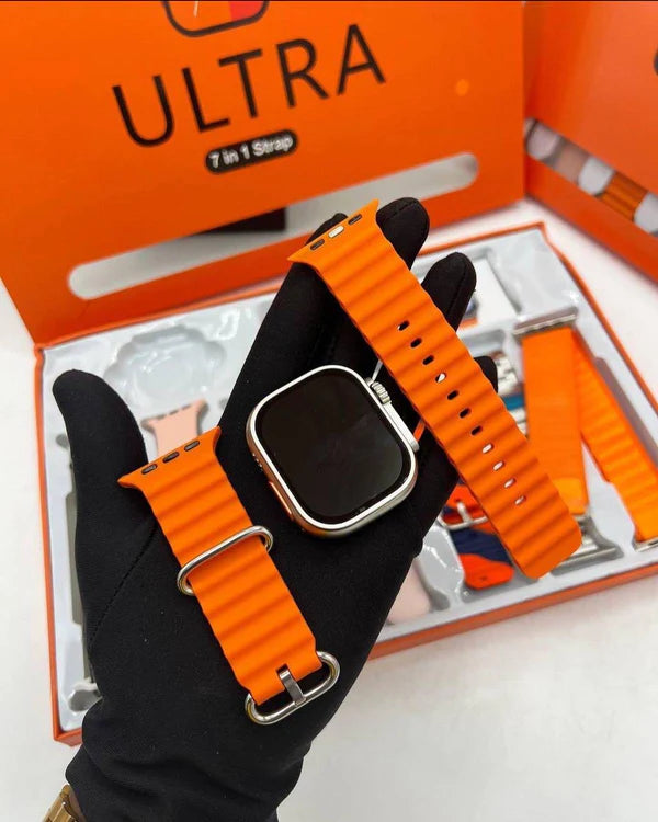 Latest 7 in 1 Ultra 9 Smart Watch Waterproof with J. Perfume free